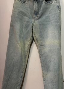 Light Wash High Waist Wide Leg Jeans