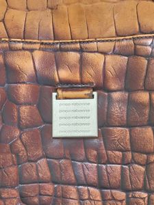Vintage Paco Rabanne Croc Embossed Bag