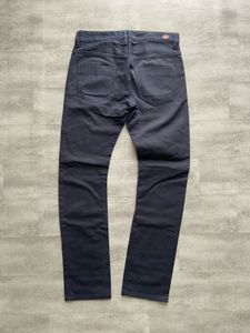 Men's Dark Blue Straight Fit Chinos