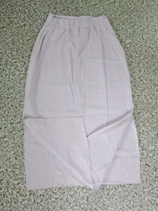 Classic lavender Elastic Waist Maxi Skirt