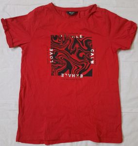 MAX Women Red Tshirt