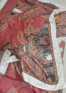 Vintage Paisley Print Fabric Dupatta