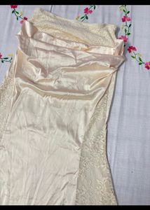 Cream Lace Skirt