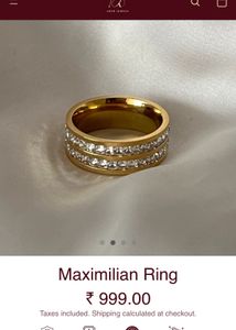 Elegant Crystal Band Ring