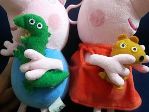 2 Peppa Pig Plush Toys