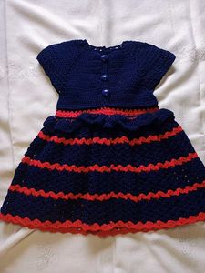Handmade Crochet Baby Dress
