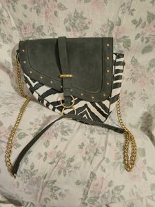 Black & White Sling Bag