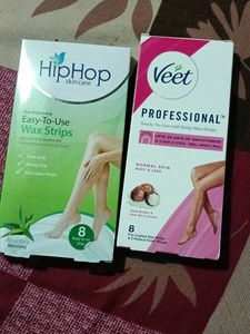 HipHop & Veet Wax Strips and nivea underarm combo