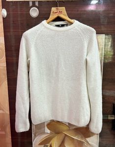 Cozy White Knit Sweater