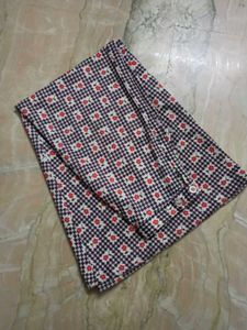 Retro A-Line Flared Maxi Skirt