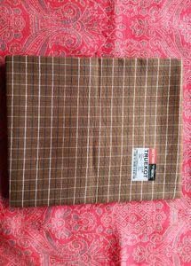 Checked unstitched dress material
