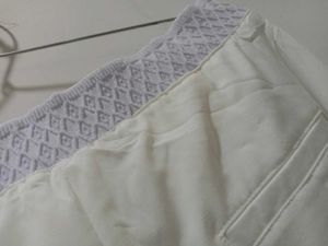 White Wide-Leg Bootcut Pant