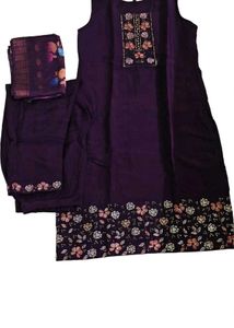 Elegant Purple Kurta Set with Dupatta