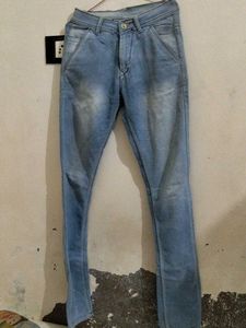Light Blue Wash Denim Jeans