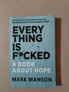 Everything Is F*cked Book by Mark Manson