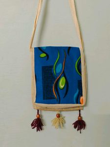 Cute Blue Sling Bag