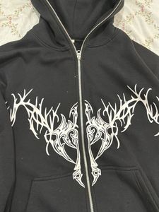 Gothic Zip-Up Hoodie