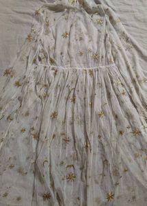 Sheer Star Print Mini Dress