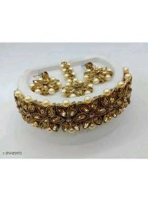 Elegant Gold & Pearl Jewelry Set