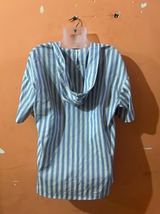Striped Hoodie Shirt