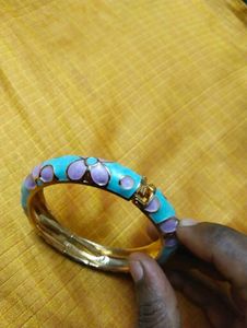 Enamel Floral Bangle