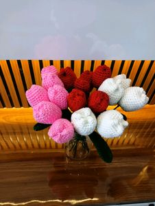 Crochet Pink Tulips 🌷💗