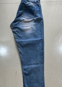Light Wash Wide Leg Denim Jeans