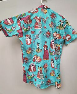 Mens Multicoloured Frida Print Shirt