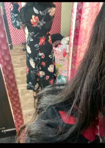 Chic Floral Wrap Midi Dress