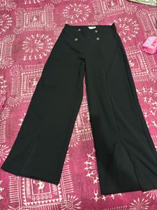 Wide Leg Black Pants
