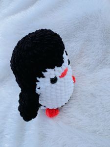 2 Cute Handmade Crochet Penguin Toy