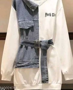 Denim and Tshirt combine outfit Size L