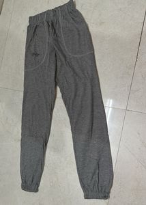 Gray Casual Pants
