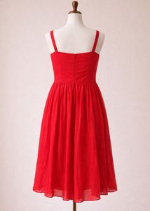 Retro Red Party Dress