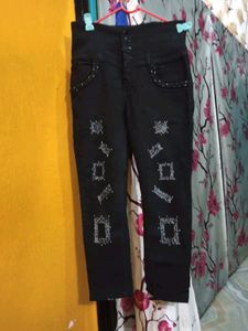 Jeans Hai  And Top SilkPeated XXL Ha