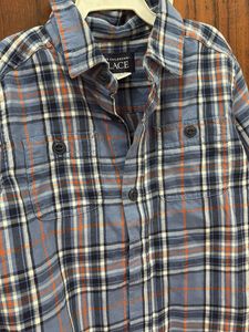 Blue Plaid Long Sleeve Shirt