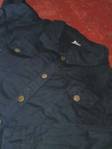 Black Crop Denim Jacket