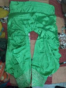 Vibrant Green Silk Suit