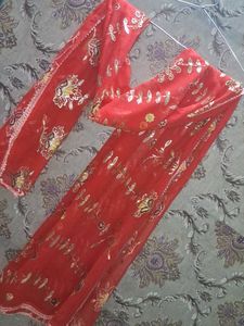Elegant Red Dupatta🆕❤️