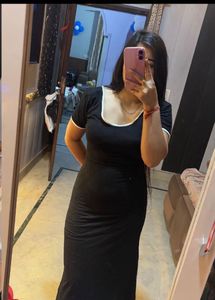 Elegant Black bodycon dress❤️🦋