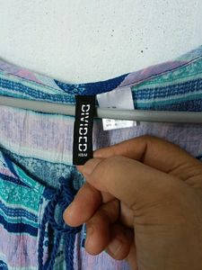 H&amp;M Boho Print Tunic Top
