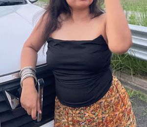 Solid Black Ruched Tube Top