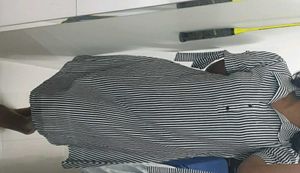 Striped Shirt Dress