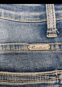 Distressed Denim Hot Pants