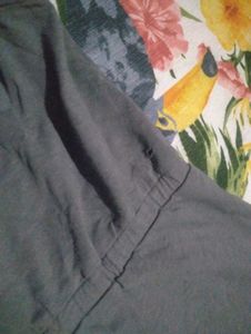 Stylish Grey Romper with Button Detail