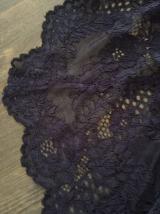 Navy Lace Skirt