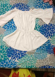 Off-Shoulder Flared Sleeve Top