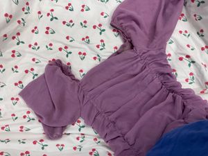 Purple Ruffle Dress