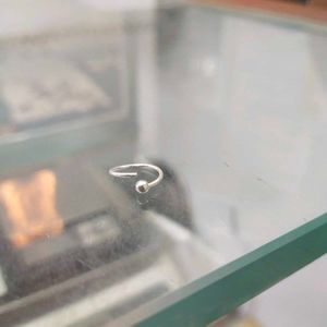 Pure 925 Sterling Silver Ball Closure Nose Ring