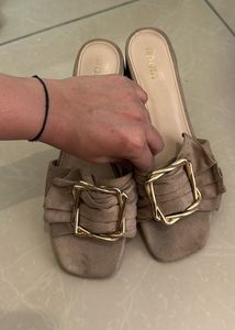 Nude Block Heels
